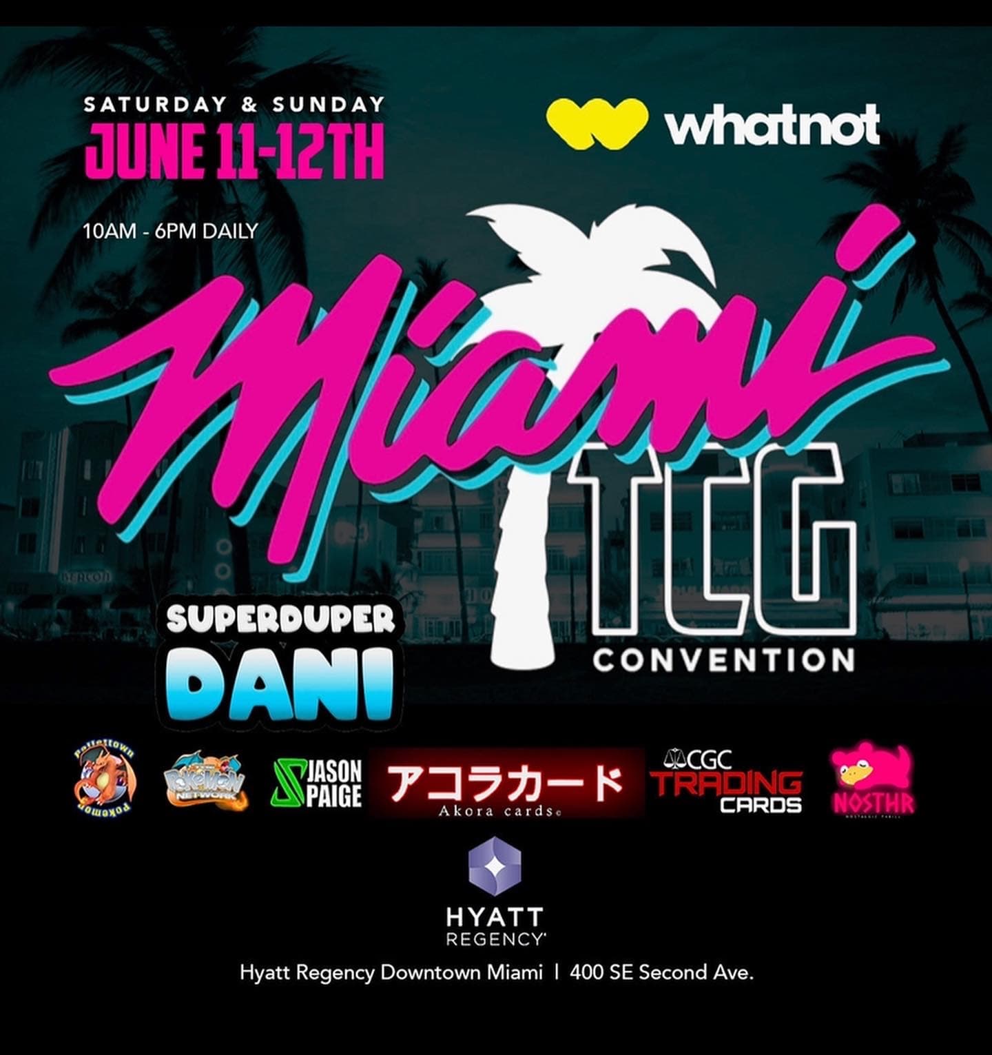 Miami TCG Convention flyer
