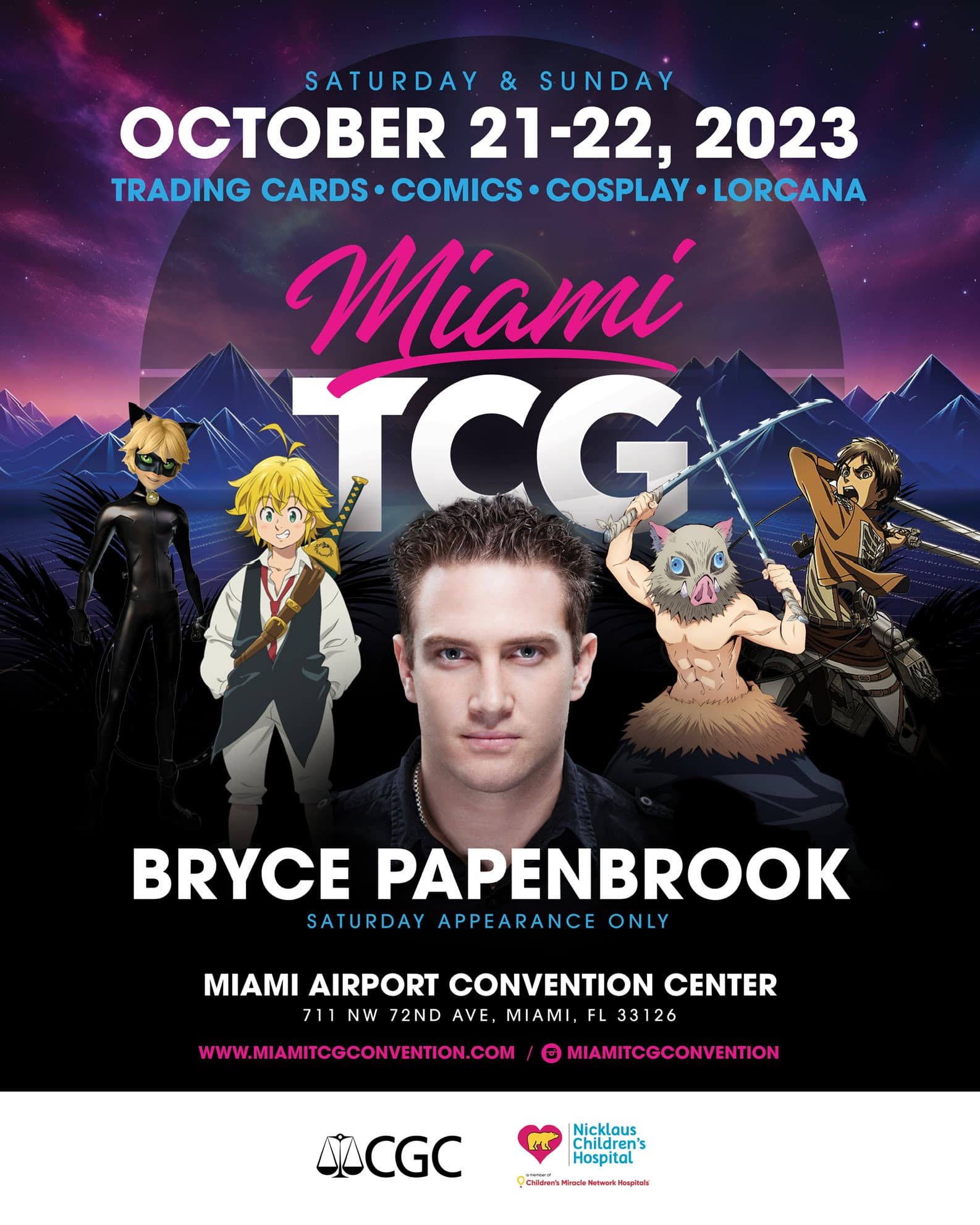 Miami TCG Convention flyer